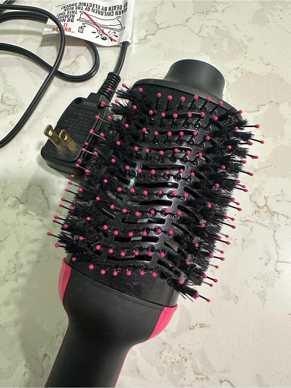 Revlon Black and Pink One-Step Volumizing Hair Styler